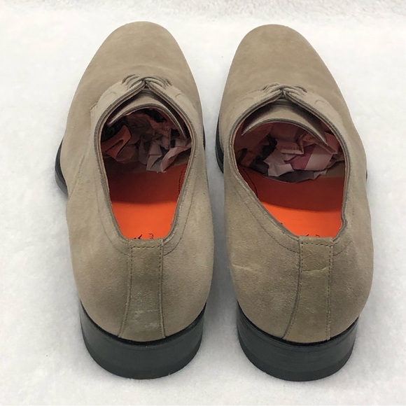 Santoni Men’s US Size 9 Grey Suede Lace-Up Derby Shoes main image 5